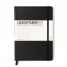 Leuchtturm1917 Medium Notebook Black (черный)
